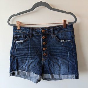 stretchy jean shorts